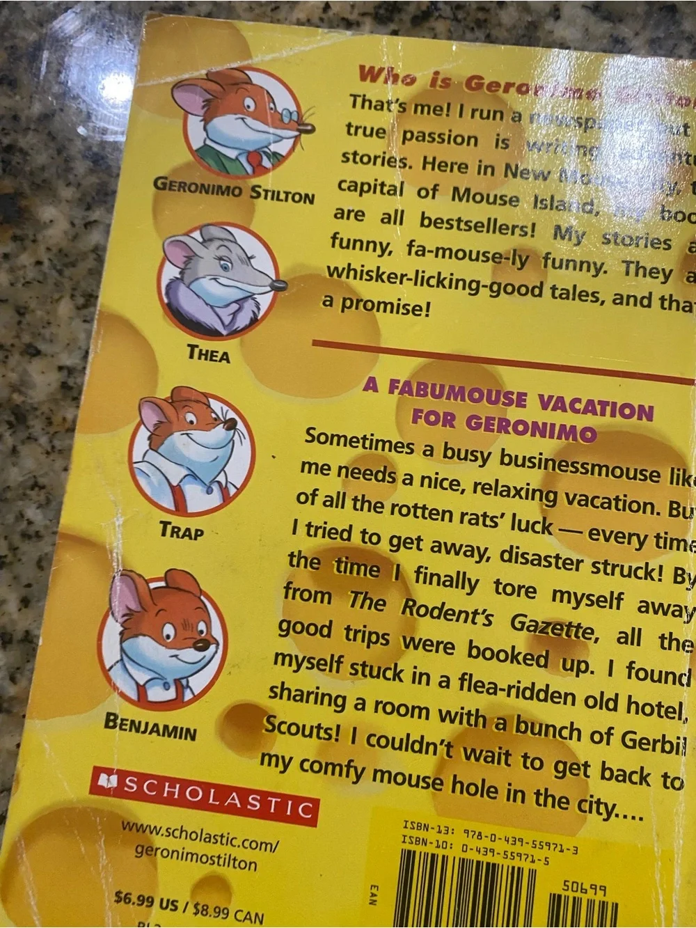 3 Geronimo Stilton Children’s Series Scholastic Elisabetta Dami Books 9,10 & 33
